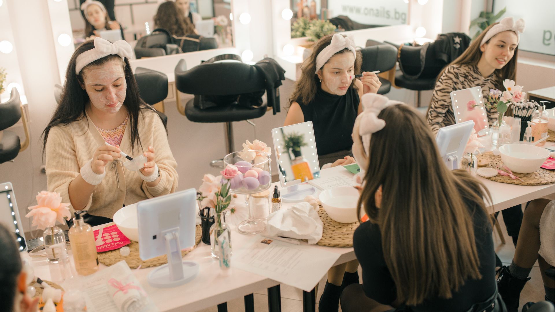 Spa & Makeup Party в Pigment Nail Studio с Girls of Plovdiv